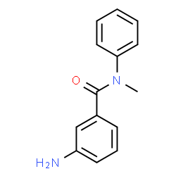 ChemSpider 2D Image | 3-Amino-N-methyl-N-phenylbenzamide | C14H14N2O