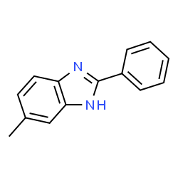 ChemSpider 2D Image | 5-methyl-2-phenylbenzimidazole | C14H12N2