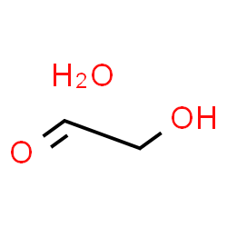 ChemSpider 2D Image | Hydroxyacetaldehyde hydrate (1:1) | C2H6O3