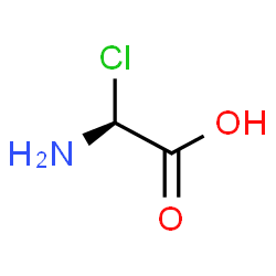 ChemSpider 2D Image | (2S)-Amino(chloro)acetic acid | C2H4ClNO2