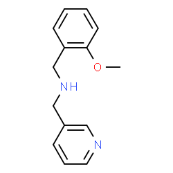 ChemSpider 2D Image | [(2-METHOXYPHENYL)METHYL](PYRIDIN-3-YLMETHYL)AMINE | C14H16N2O