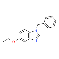 ChemSpider 2D Image | 1-Benzyl-5-ethoxy-1H-benzimidazole | C16H16N2O