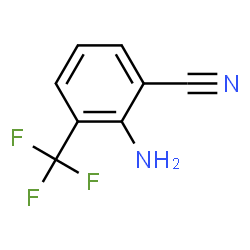 ChemSpider 2D Image | 2-Amino-3-(trifluoromethyl)benzonitrile | C8H5F3N2