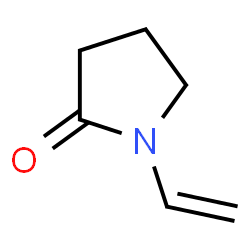 ChemSpider 2D Image | 1-Vinyl-2-pyrrolidone | C6H9NO