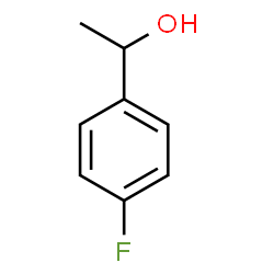 ChemSpider 2D Image | 1-(4-Fluorophenyl)ethanol | C8H9FO