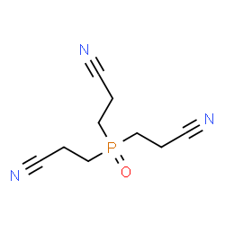 ChemSpider 2D Image | tris(2-cyanoethyl)phosphine oxide | C9H12N3OP