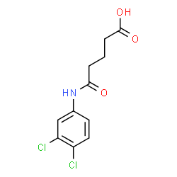 ChemSpider 2D Image | 3',4'-DICHLOROGLUTARANILIC ACID | C11H11Cl2NO3