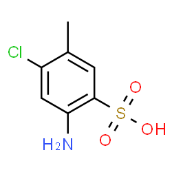 ChemSpider 2D Image | 2-Chloro-4-Aminotoluene-5-Sulfonic Acid | C7H8ClNO3S