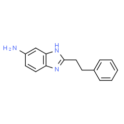 ChemSpider 2D Image | 2-(2-Phenylethyl)-1H-benzimidazol-6-amine | C15H15N3