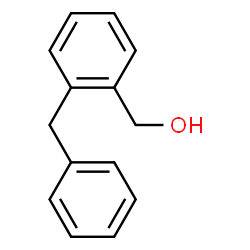 ChemSpider 2D Image | 2-BENZYLBENZYL ALCOHOL | C14H14O