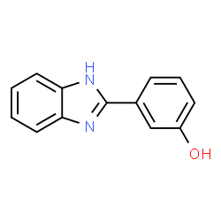 ChemSpider 2D Image | 3-(1H-Benzimidazol-2-yl)phenol | C13H10N2O