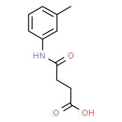 ChemSpider 2D Image | 4-(3-methylanilino)-4-oxobutanoic acid | C11H13NO3