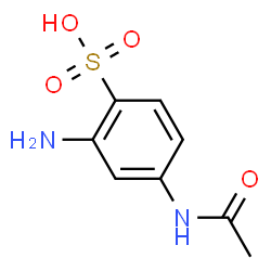 ChemSpider 2D Image | 3-Amino acetanilide-4-sulfonic acid | C8H10N2O4S