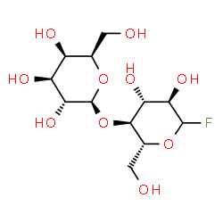 ChemSpider 2D Image | 4-O-beta-D-Galactopyranosyl-D-glucopyranosyl fluoride | C12H21FO10