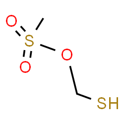 ChemSpider 2D Image | Sulfanylmethyl methanesulfonate | C2H6O3S2