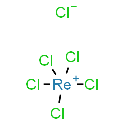 ChemSpider 2D Image | Pentachlororhenium(1+) chloride | Cl6Re