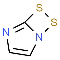 ChemSpider 2D Image | 6,7-Dithia-1,4-diazabicyclo[3.2.0]hepta-2,4-diene | C3H2N2S2