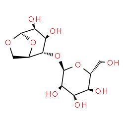 ChemSpider 2D Image | (2R,3R,4S,5S,6R)-2-{[(1R,2S,3R,4R,5R)-3,4-Dihydroxy-6,8-dioxabicyclo[3.2.1]oct-2-yl]oxy}-6-(hydroxymethyl)tetrahydro-2H-pyran-3,4,5-triol (non-preferred name) | C12H20O10