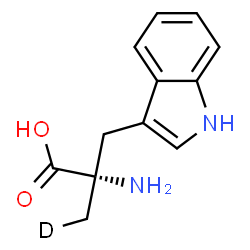 ChemSpider 2D Image | alpha-(~2~H_1_)Methyl-L-tryptophan | C12H13DN2O2