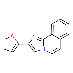 ChemSpider 2D Image | 2-(2-Furyl)imidazo[2,1-a]isoquinoline | C15H10N2O