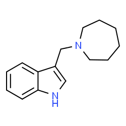 ChemSpider 2D Image | 3-Azepan-1-ylmethyl-1H-indole | C15H20N2