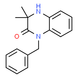 ChemSpider 2D Image | 1-Benzyl-3,3-dimethyl-3,4-dihydro-1H-quinoxalin-2-one | C17H18N2O