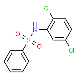 ChemSpider 2D Image | N-(2,5-Dichlorophenyl)benzenesulfonamide | C12H9Cl2NO2S