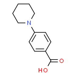 ChemSpider 2D Image | 4-(Piperidin-1-yl)benzoic acid | C12H15NO2