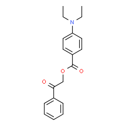 ChemSpider 2D Image | 2-Oxo-2-phenylethyl 4-(diethylamino)benzoate | C19H21NO3