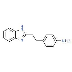 ChemSpider 2D Image | 4-[2-(1H-Benzimidazol-2-yl)ethyl]aniline | C15H15N3