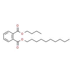 ChemSpider 2D Image | Butyl decyl phthalate | C22H34O4