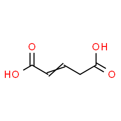 ChemSpider 2D Image | Glutaconic acid | C5H6O4