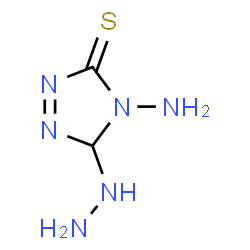 ChemSpider 2D Image | 4-Amino-5-hydrazino-4,5-dihydro-3H-1,2,4-triazole-3-thione | C2H6N6S