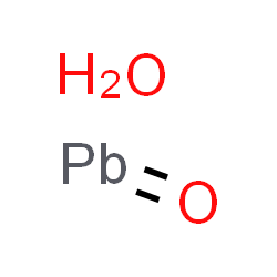 ChemSpider 2D Image | Oxo-lambda~2~-plumbane hydrate (1:1) | H2O2Pb