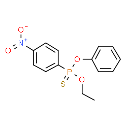 ChemSpider 2D Image | O-Ethyl O-phenyl (4-nitrophenyl)phosphonothioate | C14H14NO4PS