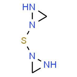 ChemSpider 2D Image | 1,1'-Sulfanediyldidiaziridine | C2H6N4S