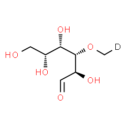 ChemSpider 2D Image | 3-O-(~2~H_1_)Methyl-D-galactose | C7H13DO6