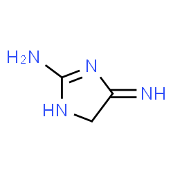 ChemSpider 2D Image | 2,4-Imidazolidinediimine | C3H6N4