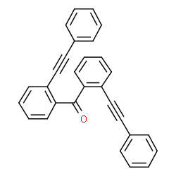 ChemSpider 2D Image | Bis[2-(phenylethynyl)phenyl]methanone | C29H18O