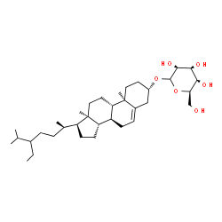 ChemSpider 2D Image | (3beta,17alpha,24xi)-Stigmast-5-en-3-yl D-talopyranoside | C35H60O6