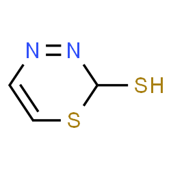 ChemSpider 2D Image | 2H-1,3,4-Thiadiazine-2-thiol | C3H4N2S2