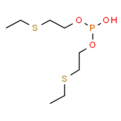 ChemSpider 2D Image | Bis[2-(ethylsulfanyl)ethyl] hydrogen phosphite | C8H19O3PS2
