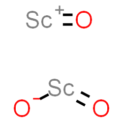 ChemSpider 2D Image | Oxoscandium(1+) oxido(oxo)scandium | O3Sc2