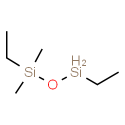 ChemSpider 2D Image | 1,3-Diethyl-1,1-dimethyldisiloxane | C6H18OSi2
