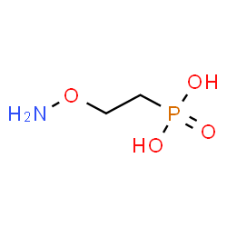 ChemSpider 2D Image | [2-(Aminooxy)ethyl]phosphonic acid | C2H8NO4P