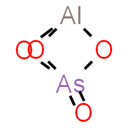 ChemSpider 2D Image | [Arsenato(3-)-kappa~3~O,O',O'']aluminium | AlAsO4
