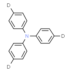 ChemSpider 2D Image | N,N-Bis[(4-~2~H)phenyl](4-~2~H)aniline | C18H12D3N