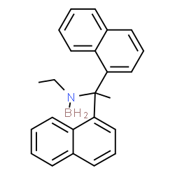 ChemSpider 2D Image | N-Boryl-N-ethyl-1,1-di(1-naphthyl)ethanamine | C24H24BN