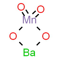 ChemSpider 2D Image | 1,3-dioxa-2$l^{6}-mangana-4$l^{2}-baracyclobutane 2,2-dioxide | BaMnO4