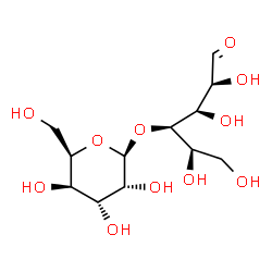 ChemSpider 2D Image | 4-O-beta-D-Gulopyranosyl-D-mannose | C12H22O11